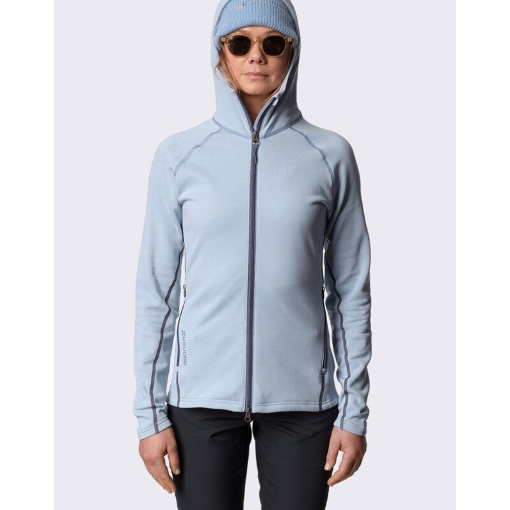 Houdini Sportswear W's Outright Houdi Zip Up Long Sleeve Hoodie Hood Jacket Coat